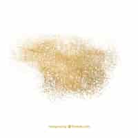 Бесплатное векторное изображение Куча блеска в золотом стиле