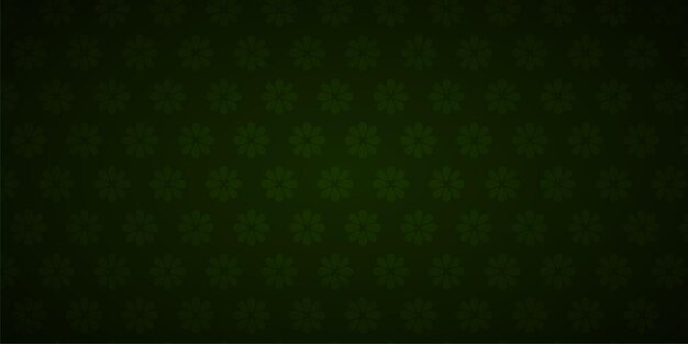 Pine Green Colour Flower Pattern Background Abstract Banner Multipurpose Design