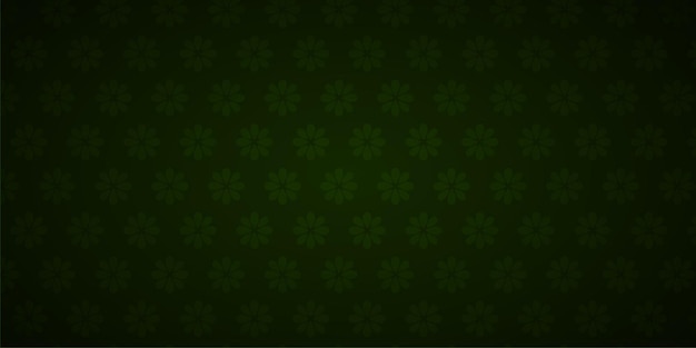 Pine Green Colour Flower Pattern Background Abstract Banner Multipurpose Design