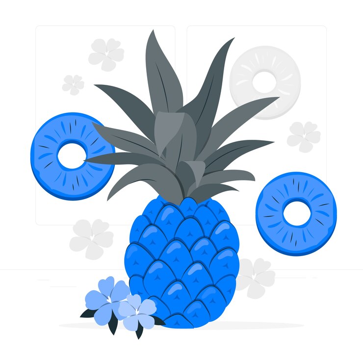 Free Vector pineapple concept illustration