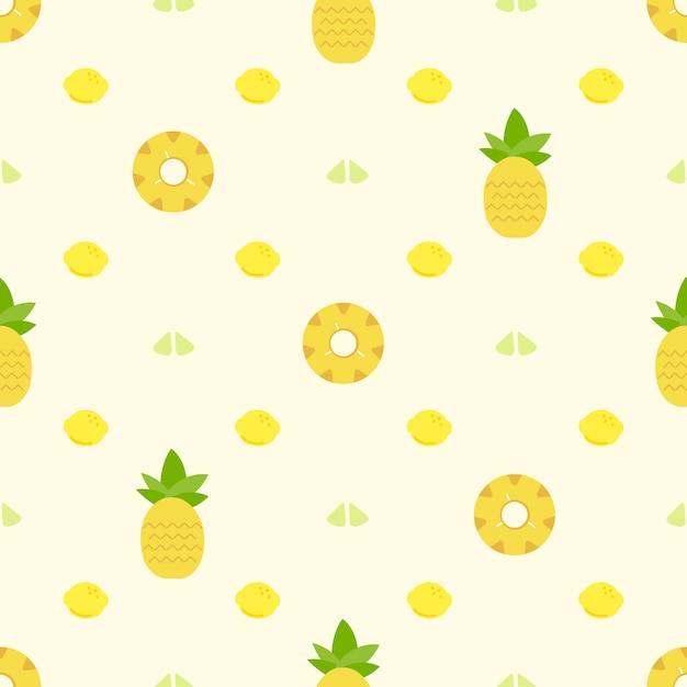 Pineapple pattern background