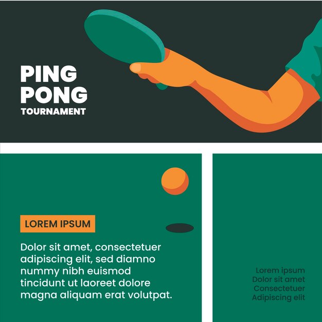 Ping pong tournament template