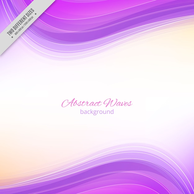 Free vector pink abstract wavy background