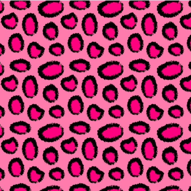 Pink animal print background