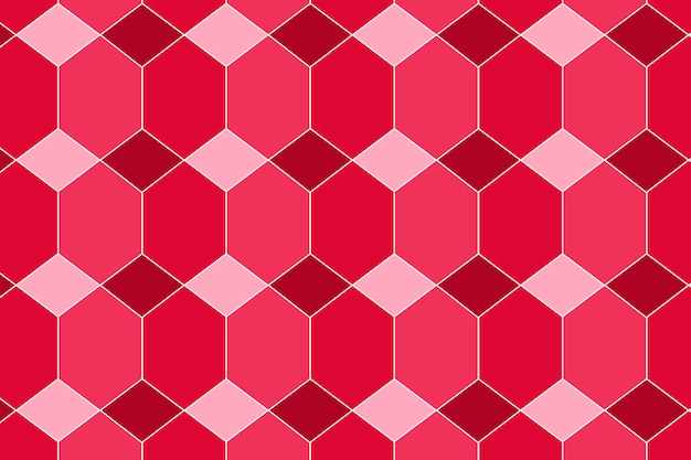 Розовый фон, милый геометрический узор, красочный дизайн вектор