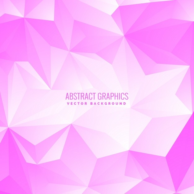 Pink background in polygonal style