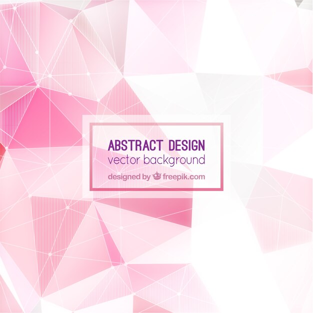 Pink background with abstract shapes