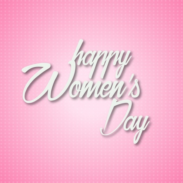 Free vector pink background for woman's day