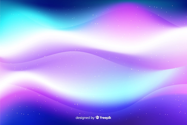 Free vector pink and blue northern lights background