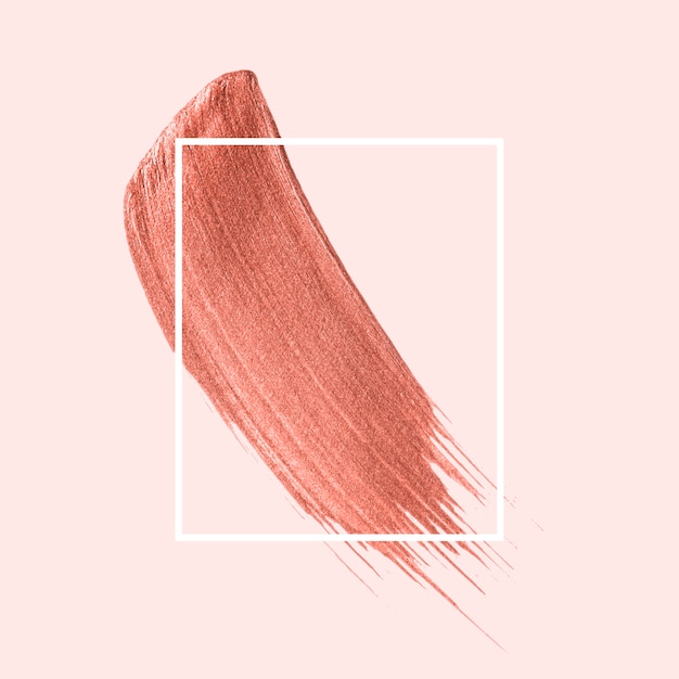 Free vector pink brush stroke
