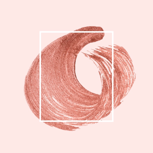 Free vector pink brush stroke