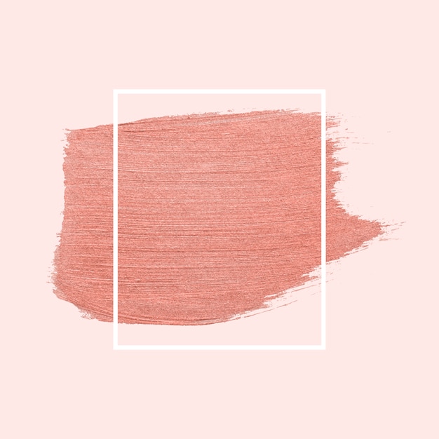 Free vector pink brush stroke