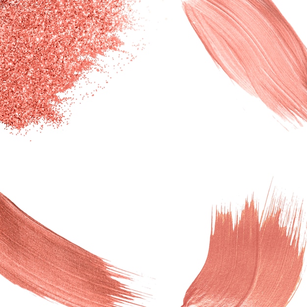 Pink brush strokes collection