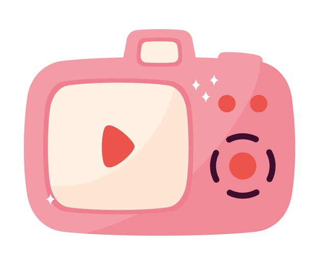 pink camera design