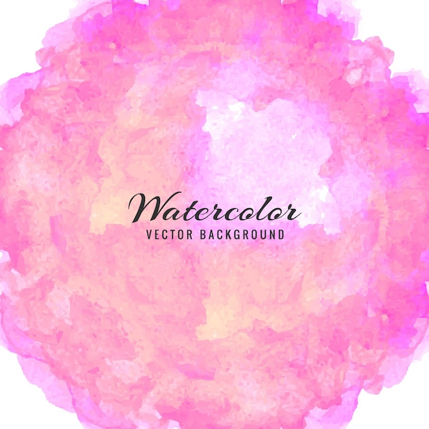 Pink circular watercolor background