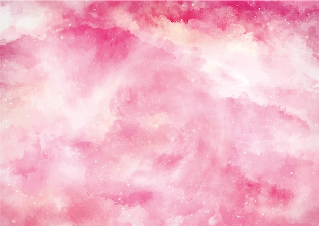 Free vector pink color watercolor background