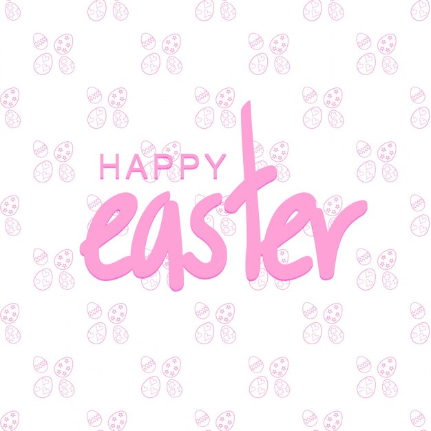 Pink easter background