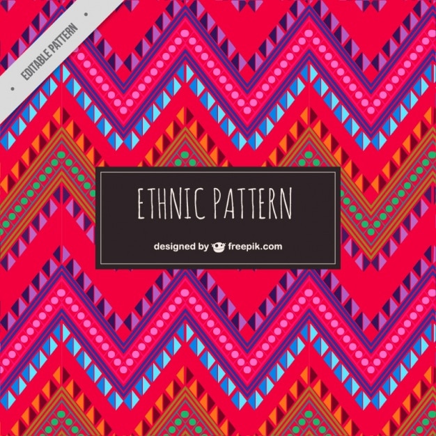 Free vector pink ethnic pattern