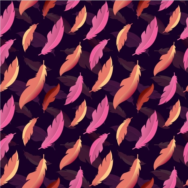 Pink feathers background