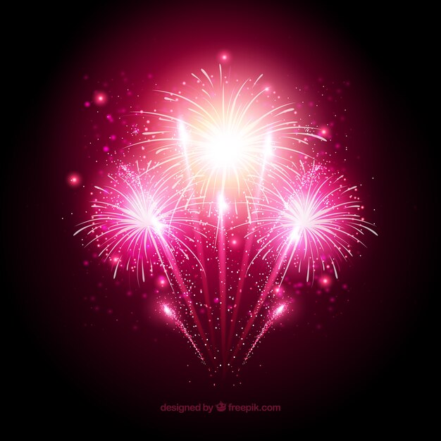 Pink fireworks