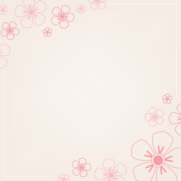 Pink floral pattern