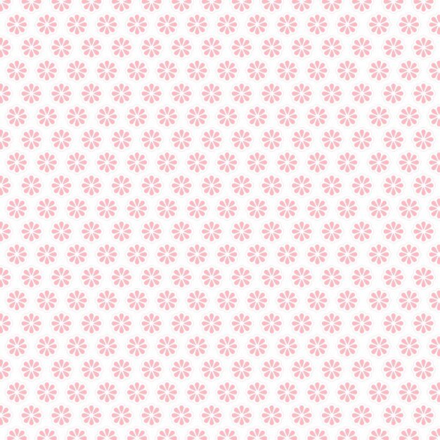 Free Vector pink flower pattern