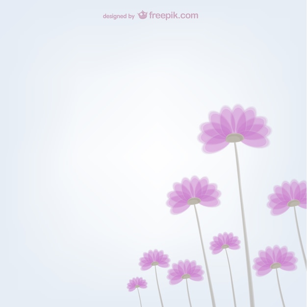 Free vector pink flowers