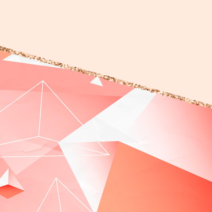 Free Vector pink geometrical patterned background vector