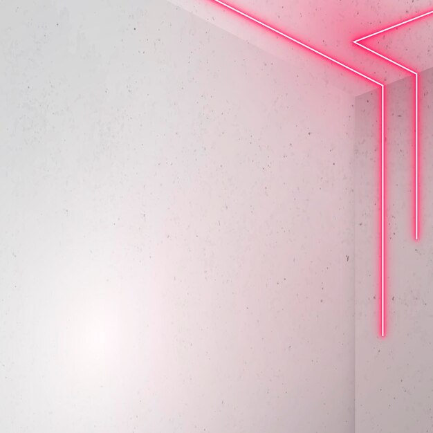 Pink glowing lines on light background