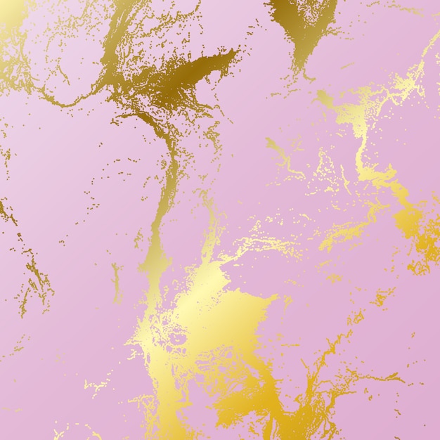 Текстура розового и золотого мрамора