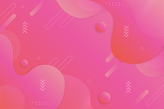 Pink gradient abstract wireframe background