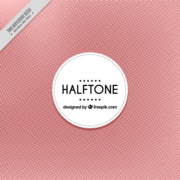Free Vector pink halftone background