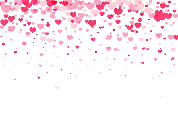 Free vector pink hearts design background for valentines day