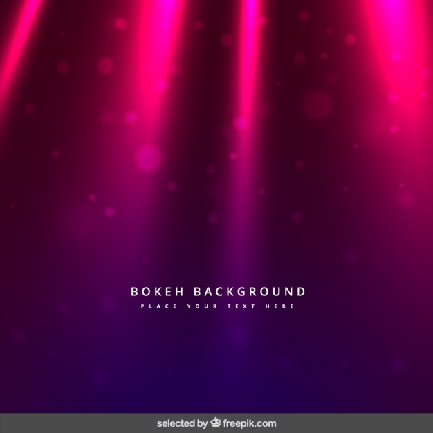 Free vector pink lights and bokeh background