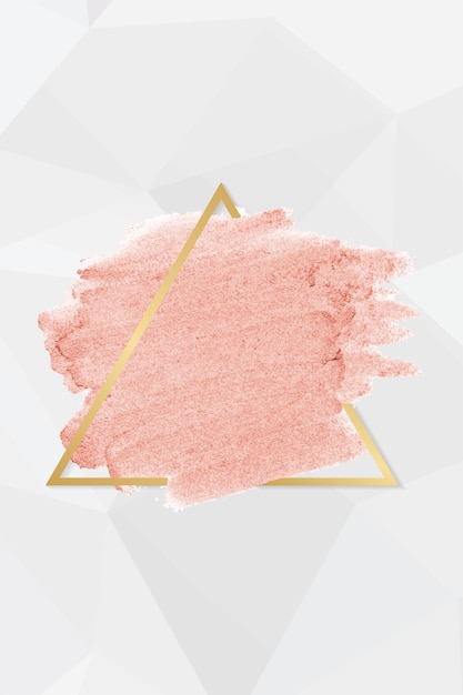 Free vector pink lipstick smudge