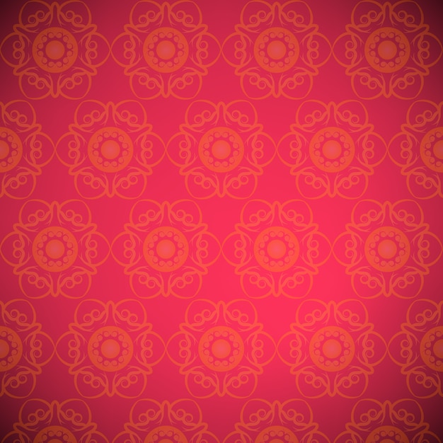 Pink mandala background design