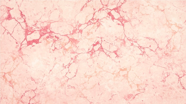 Free vector pink marble texture background with veins