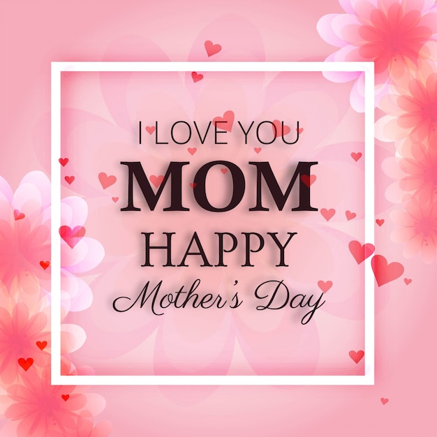 Download Free Pink Mother S Day Design With Frame Svg Dxf Eps Png Split Vectors Photos And Psd Files Free Download