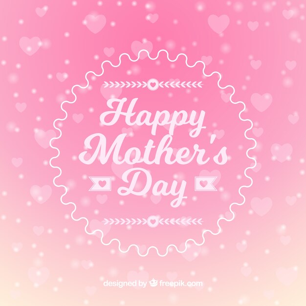 Pink mothers day background