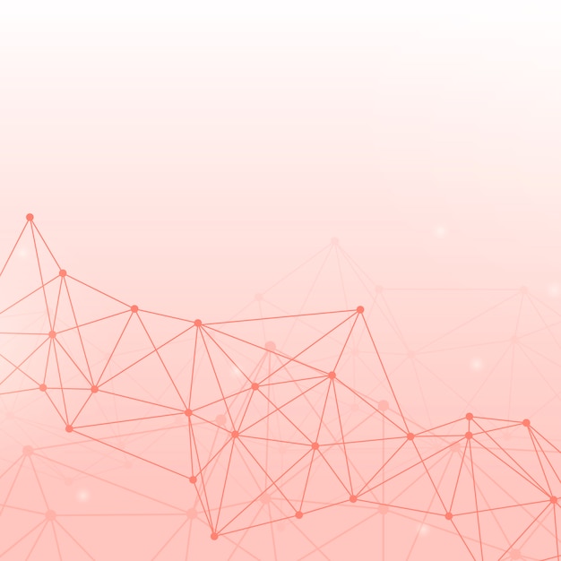 Free vector pink neural network illustration