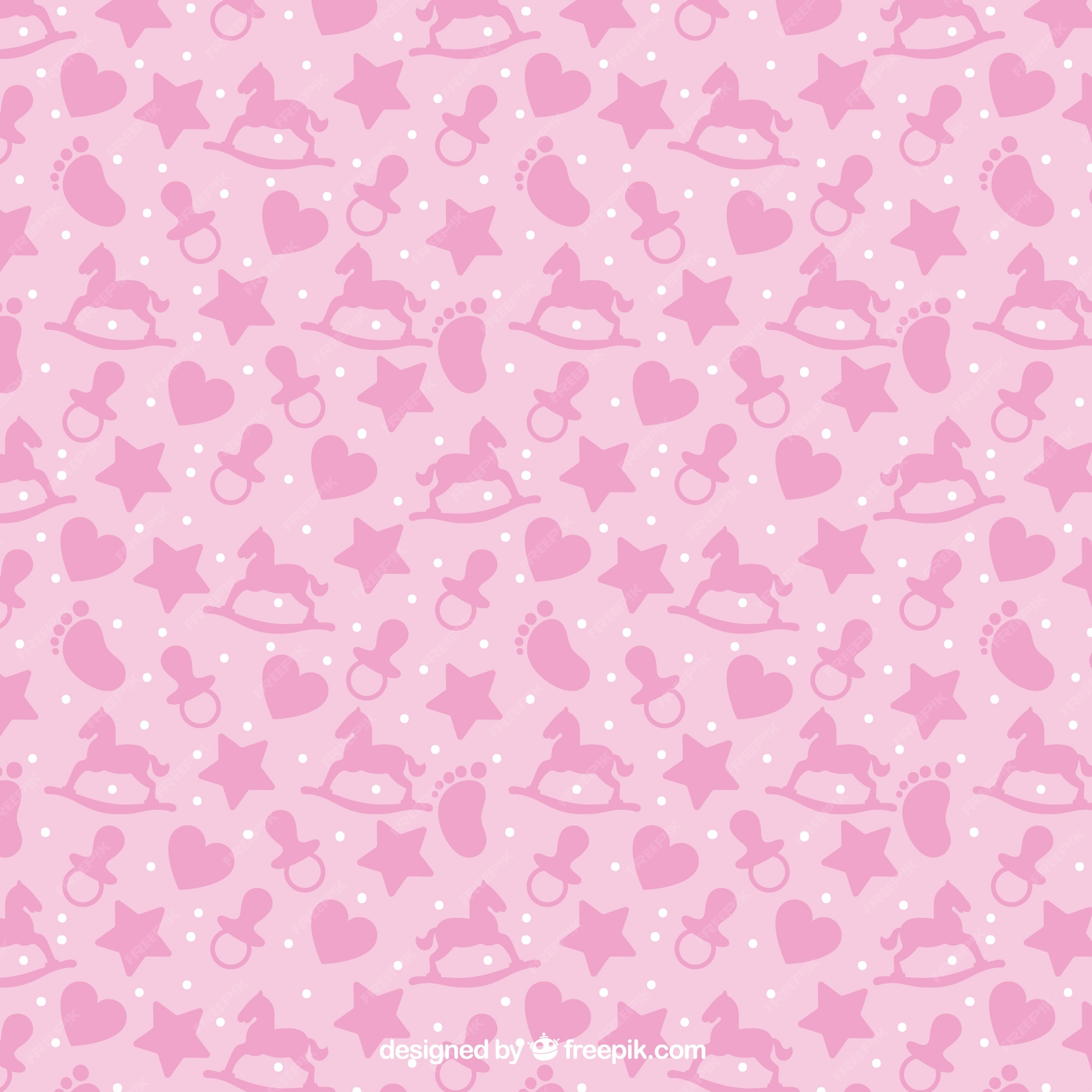 baby pink pattern background