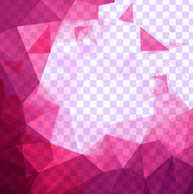 Free Vector pink polygon background
