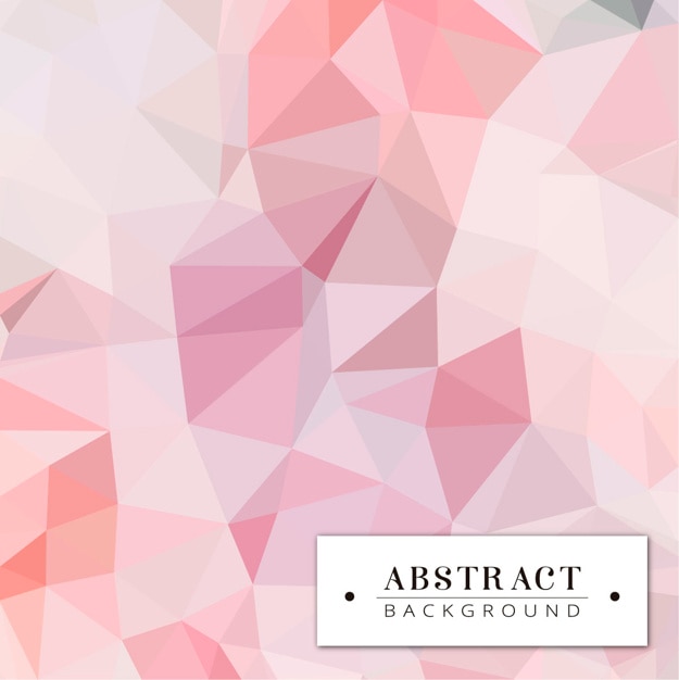 Free vector pink polygonal background