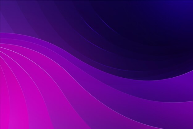 ピンクと紫の色合いの波状の背景