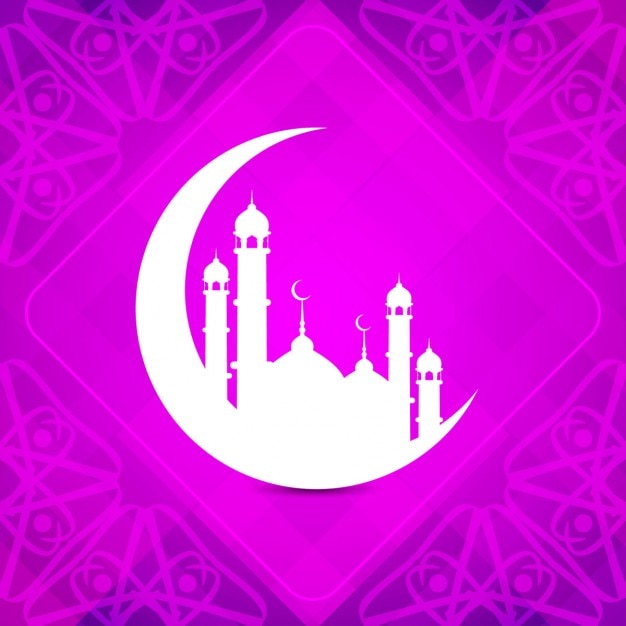 Pink ramadan background