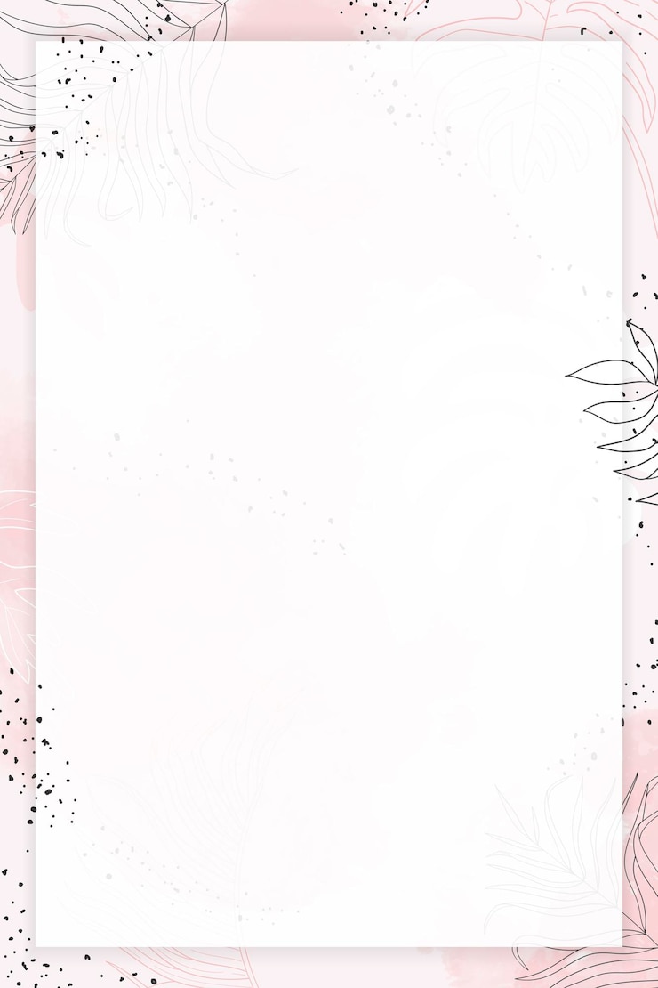 Free Vector pink rectangle watercolor frame