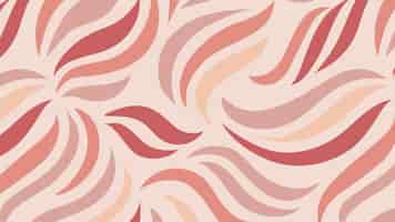 Free vector pink seamless nature patterned background vector