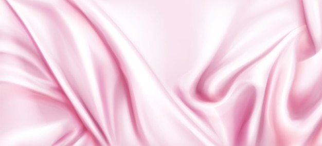 Pink silk cloth texture