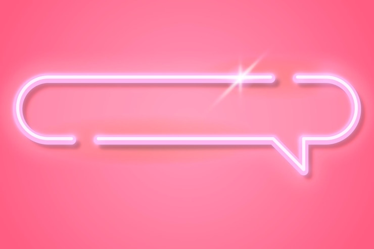 Free Vector pink speech balloon wallpaper vector