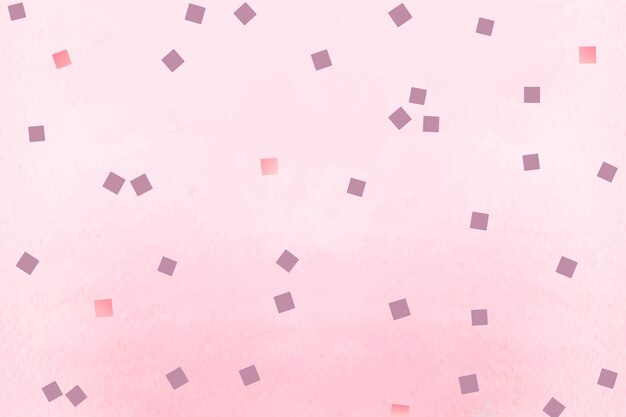 분홍색 사각형 물방울 무늬